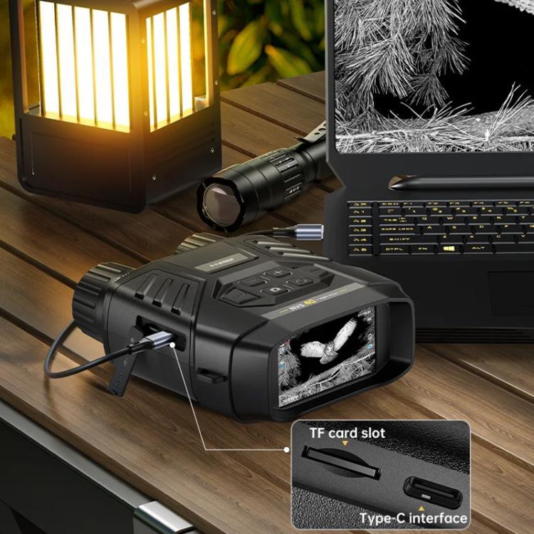 Dispositivo Portátil Pequeno de Visão Noturna Infravermelha a Cores 4K FNIRSI NVS-40 para Exterior, NVS-40