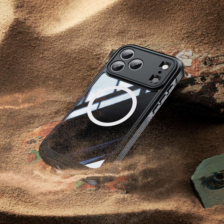 Capa para telemóvel robusta impermeável MagSafe Life com suporte magnético, para iPhone 17 Pro Max, para iPhone 17 Pro