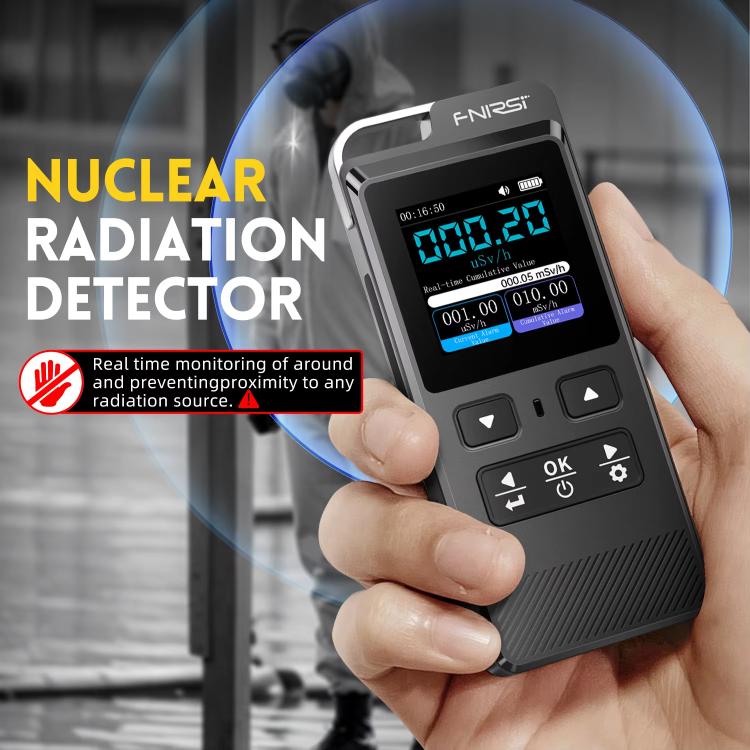 Detector Pessoal de Radiação com Alarme FNIRSI GC-02, FNIRSI GC-02
