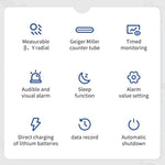 Detector Pessoal de Radiação com Alarme FNIRSI GC-02, FNIRSI GC-02