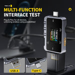 Testador Profissional Multi-funções de Monitorização de Ripple Tipo-C & USB Fnirsi FNAC-28, FNAC-28