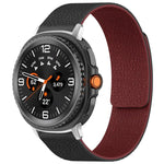 xDfind Litchi Texture Magnetic Silicone Watch Band, For Samsung Galaxy Watch Ultra/Ultra 2025, For Samsung Galaxy Watch8 / 8 Classic, For Samsung Galaxy Watch 7 / 6 / 5 / FE, For Samsung Galaxy Fit3 SM-R390