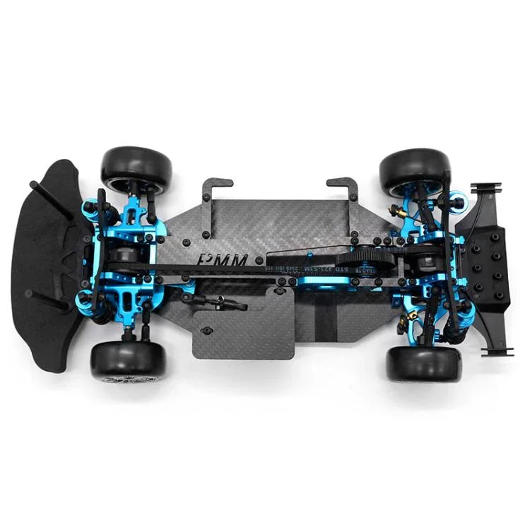Estrutura de Carro de Controlo Remoto com Transmissão por Correia 4WD M-chassis PMM Racing Trf416 1:10
