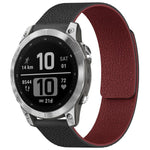xDfind Litchi Texture Magnetic Silicone Watch Band, For Garmin Fenix 8/7X/6X/5X 26mm, For Garmin Fenix 8/7/6/5 22mm, For Garmin Fenix 8/7S/6S/5S 20mm, For Garmin Forerunner 45 / 45S / Swim 2 18mm