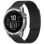 xDfind Litchi Texture Magnetic Silicone Watch Band, For Garmin Fenix 8/7X/6X/5X 26mm, For Garmin Fenix 8/7/6/5 22mm, For Garmin Fenix 8/7S/6S/5S 20mm, For Garmin Forerunner 45 / 45S / Swim 2 18mm
