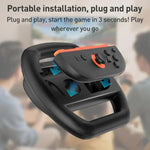 Para Nintendo Switch 2 Joy-Con 4 peças iPlay HBS-2813-C Volante Simples para Controlo de Corrida