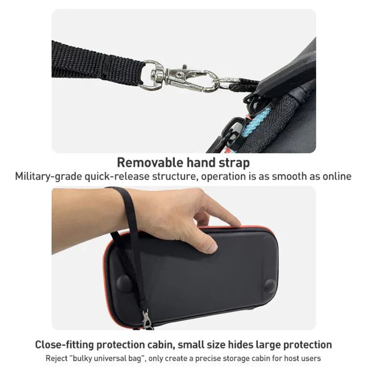 Para Nintendo Switch 2 iPlay HBS-2835 Bolsa de Armazenamento com Alça Fina Simples, HBS-2835
