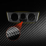 Carbon Fiber Car Air Conditioner Switch Panel A Decorative Sticker for SEAT Ibiza 2009-2014, Left and Right Driver, Air Conditioner Switch Panel A