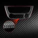 Carbon Fiber Car Air Conditioner Panel B Decorative Sticker for Renault Fluence 2009-2017 / Megane 2008-2016, Left and Right Driver, Air Conditioner Panel B