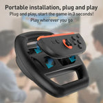 Para Nintendo Switch 2 iPlay HBS-2870 Combinação 4 em 1 de Empunhadura de Comando e Volante