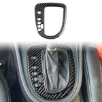 Carbon Fiber Car Gear Position Panel Decorative Sticker for SEAT Leon 2005-2012, Gear Position Panel, Left Driver, Gear Position Panel, Right Driver