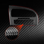 Carbon Fiber Car Center Console Air Conditioner Panel Decorative Sticker for SEAT Leon 2005-2012, Center Console Air Conditioner Panel, Left Driver, Center Console Air Conditioner Panel, Right Driver