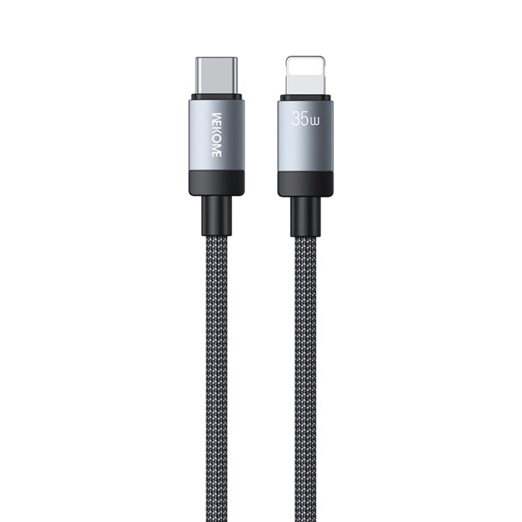 WK WDC-99 Série Kingkong Ruike Cabo de Dados Trançado de Carregamento 35W USB-C / Type-C para 8 Pinos, Comprimento: 1m, Type-C para 8 Pinos
