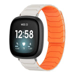 xDfind Magnetic Silicone Watch Band, For Fitbit Versa 4 / 3 / Sense 2 / Sense