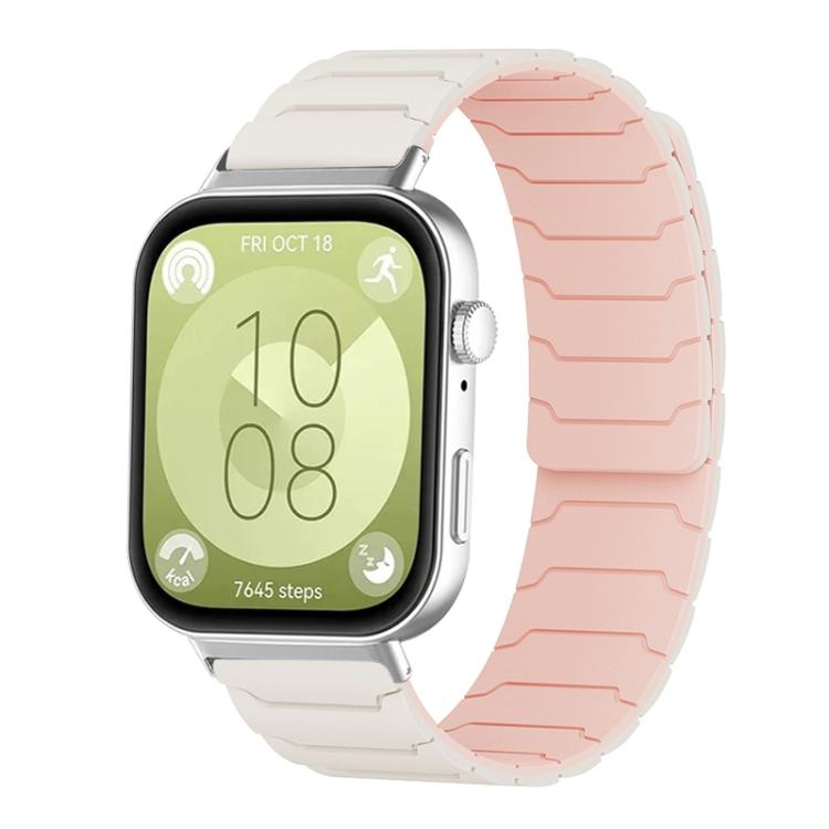 xDfind Magnetic Silicone Watch Band, For Huawei Watch Fit4 / Fit4 Pro / Fit3