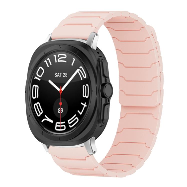 Correia de Relógio em Silicone Magnética xDfind, Para Samsung Galaxy Watch Ultra / Ultra 2025, Para Samsung Galaxy Watch8 / 8 Classic, Para Samsung Galaxy Watch 7 / 6 / 5 / FE