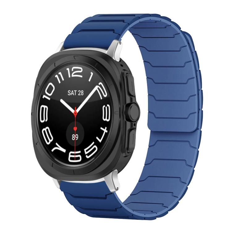Correia de Relógio em Silicone Magnética xDfind, Para Samsung Galaxy Watch Ultra / Ultra 2025, Para Samsung Galaxy Watch8 / 8 Classic, Para Samsung Galaxy Watch 7 / 6 / 5 / FE