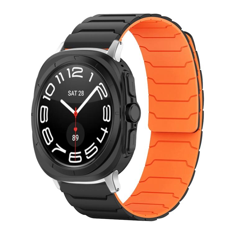 Correia de Relógio em Silicone Magnética xDfind, Para Samsung Galaxy Watch Ultra / Ultra 2025, Para Samsung Galaxy Watch8 / 8 Classic, Para Samsung Galaxy Watch 7 / 6 / 5 / FE