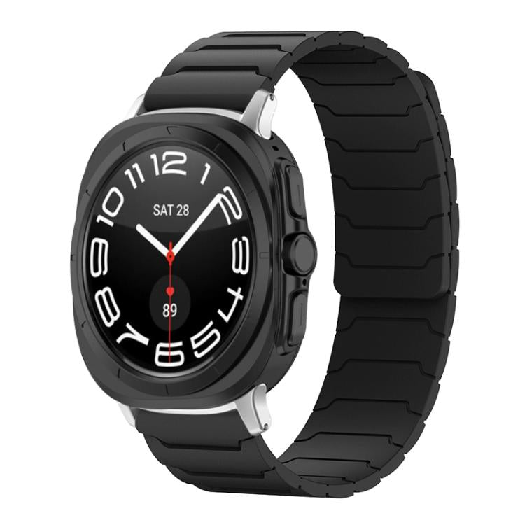 Correia de Relógio em Silicone Magnética xDfind, Para Samsung Galaxy Watch Ultra / Ultra 2025, Para Samsung Galaxy Watch8 / 8 Classic, Para Samsung Galaxy Watch 7 / 6 / 5 / FE