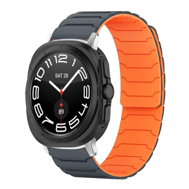 Correia de Relógio em Silicone Magnética xDfind, Para Samsung Galaxy Watch Ultra / Ultra 2025, Para Samsung Galaxy Watch8 / 8 Classic, Para Samsung Galaxy Watch 7 / 6 / 5 / FE
