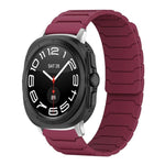 Correia de Relógio em Silicone Magnética xDfind, Para Samsung Galaxy Watch Ultra / Ultra 2025, Para Samsung Galaxy Watch8 / 8 Classic, Para Samsung Galaxy Watch 7 / 6 / 5 / FE