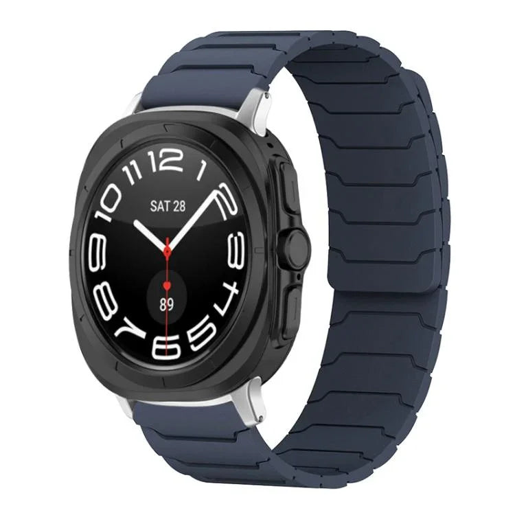 Correia de Relógio em Silicone Magnética xDfind, Para Samsung Galaxy Watch Ultra / Ultra 2025, Para Samsung Galaxy Watch8 / 8 Classic, Para Samsung Galaxy Watch 7 / 6 / 5 / FE