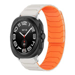 Correia de Relógio em Silicone Magnética xDfind, Para Samsung Galaxy Watch Ultra / Ultra 2025, Para Samsung Galaxy Watch8 / 8 Classic, Para Samsung Galaxy Watch 7 / 6 / 5 / FE