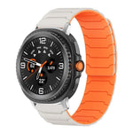 Correia de Relógio em Silicone Magnética xDfind, Para Samsung Galaxy Watch Ultra / Ultra 2025, Para Samsung Galaxy Watch8 / 8 Classic, Para Samsung Galaxy Watch 7 / 6 / 5 / FE