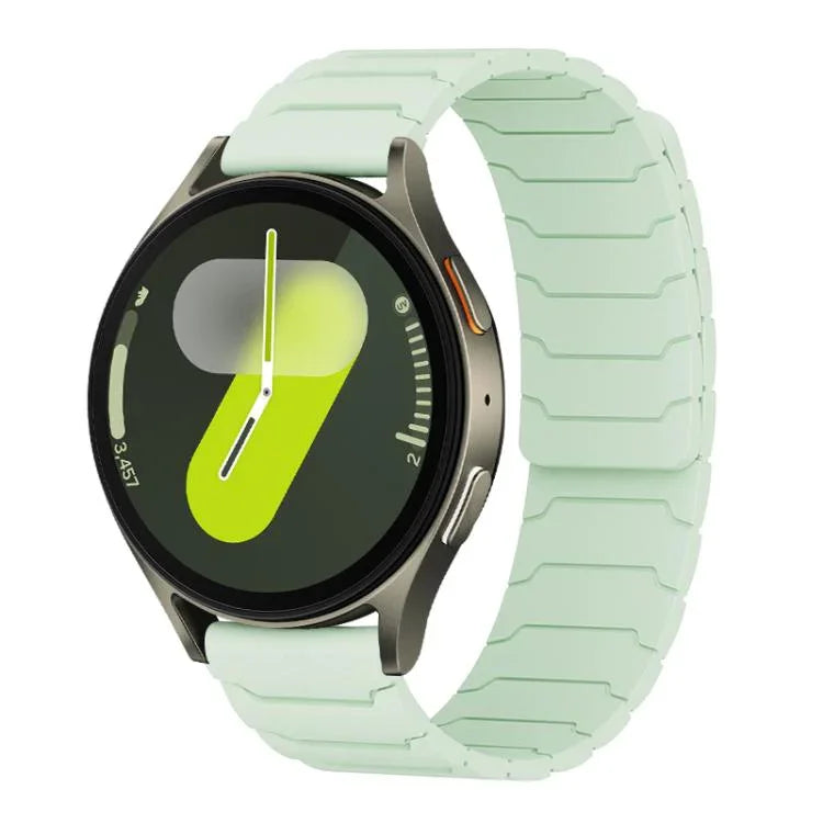 Correia de Relógio em Silicone Magnética xDfind, Para Samsung Galaxy Watch Ultra / Ultra 2025, Para Samsung Galaxy Watch8 / 8 Classic, Para Samsung Galaxy Watch 7 / 6 / 5 / FE