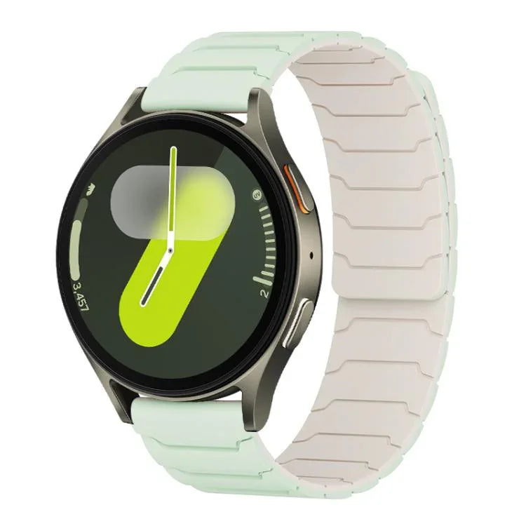 Correia de Relógio em Silicone Magnética xDfind, Para Samsung Galaxy Watch Ultra / Ultra 2025, Para Samsung Galaxy Watch8 / 8 Classic, Para Samsung Galaxy Watch 7 / 6 / 5 / FE
