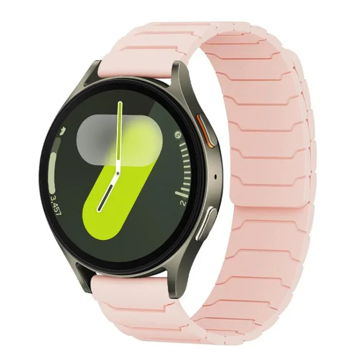 Correia de Relógio em Silicone Magnética xDfind, Para Samsung Galaxy Watch Ultra / Ultra 2025, Para Samsung Galaxy Watch8 / 8 Classic, Para Samsung Galaxy Watch 7 / 6 / 5 / FE