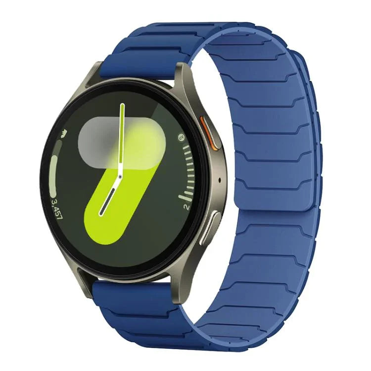 Correia de Relógio em Silicone Magnética xDfind, Para Samsung Galaxy Watch Ultra / Ultra 2025, Para Samsung Galaxy Watch8 / 8 Classic, Para Samsung Galaxy Watch 7 / 6 / 5 / FE