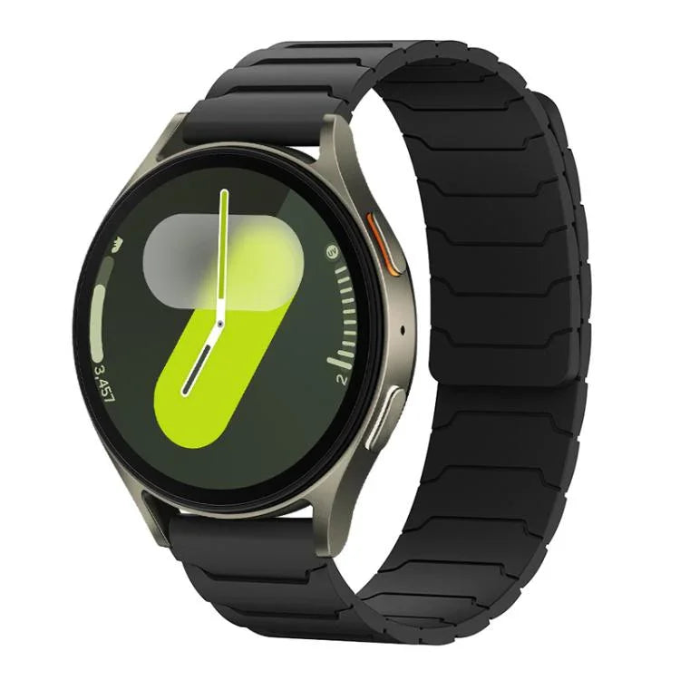 Correia de Relógio em Silicone Magnética xDfind, Para Samsung Galaxy Watch Ultra / Ultra 2025, Para Samsung Galaxy Watch8 / 8 Classic, Para Samsung Galaxy Watch 7 / 6 / 5 / FE