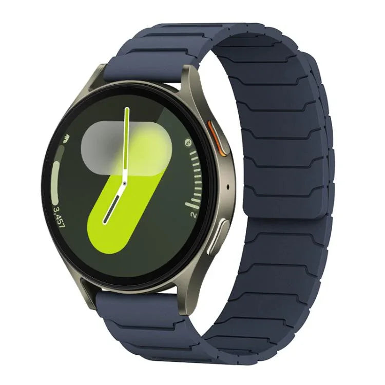 Correia de Relógio em Silicone Magnética xDfind, Para Samsung Galaxy Watch Ultra / Ultra 2025, Para Samsung Galaxy Watch8 / 8 Classic, Para Samsung Galaxy Watch 7 / 6 / 5 / FE