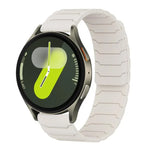 Correia de Relógio em Silicone Magnética xDfind, Para Samsung Galaxy Watch Ultra / Ultra 2025, Para Samsung Galaxy Watch8 / 8 Classic, Para Samsung Galaxy Watch 7 / 6 / 5 / FE