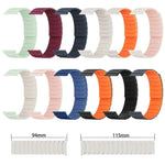 Correia de Relógio em Silicone Magnética xDfind, Para Samsung Galaxy Watch Ultra / Ultra 2025, Para Samsung Galaxy Watch8 / 8 Classic, Para Samsung Galaxy Watch 7 / 6 / 5 / FE