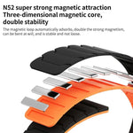 Correia de Relógio em Silicone Magnética xDfind, Para Samsung Galaxy Watch Ultra / Ultra 2025, Para Samsung Galaxy Watch8 / 8 Classic, Para Samsung Galaxy Watch 7 / 6 / 5 / FE