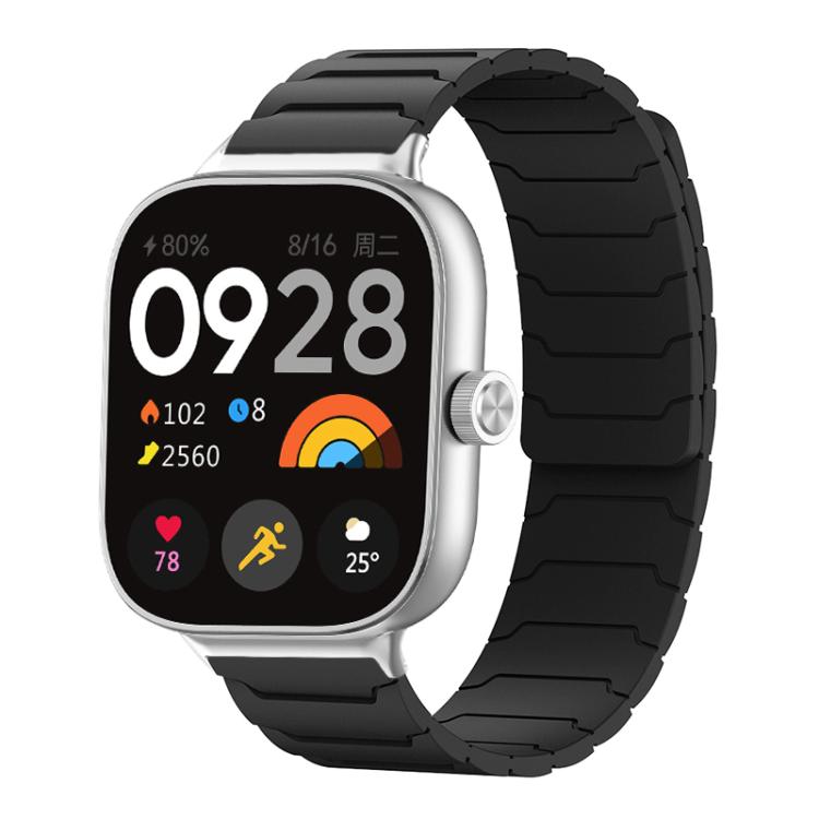 xDfind Magnetic Silicone Watch Band, For Xiaomi Band 10 Pro/9 Pro/Redmi Watch 6/5/4, For Redmi Watch 3 Active / Watch 3 Lite, For Redmi Watch 3