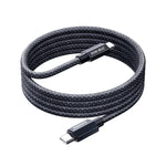 REMAX CB01 PD30W Tipo-C para 8 Pinos Cabo de Dados Trançado em Liga de Alumínio para Carregamento Rápido com Luz LED, Comprimento: 1,2m, Tipo-C para 8 Pinos