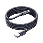 REMAX CB01 3A USB para Tipo-C Cabo de Dados Trançado em Liga de Alumínio para Carregamento Rápido com Luz LED, Comprimento: 1,2m, USB para Tipo-C