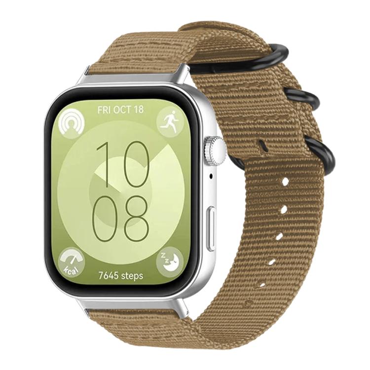xDfind Ring Buckle Nylon Canvas Watch Band, For Huawei Watch Fit4 / Fit4 Pro / Fit3, For Huawei Watch D2