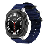 Correia de Relógio em Nylon de Tela com Fivela de Anel xDfind, Para Samsung Galaxy Watch Ultra / Ultra 2025, Para Samsung Galaxy Watch8 / 8 Classic, Para Samsung Galaxy Watch 7 / 6 / 5 / FE, Para Samsung Galaxy Fit3 SM-R390