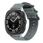 Correia de Relógio em Nylon de Tela com Fivela de Anel xDfind, Para Samsung Galaxy Watch Ultra / Ultra 2025, Para Samsung Galaxy Watch8 / 8 Classic, Para Samsung Galaxy Watch 7 / 6 / 5 / FE, Para Samsung Galaxy Fit3 SM-R390