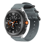 Correia de Relógio em Nylon de Tela com Fivela de Anel xDfind, Para Samsung Galaxy Watch Ultra / Ultra 2025, Para Samsung Galaxy Watch8 / 8 Classic, Para Samsung Galaxy Watch 7 / 6 / 5 / FE, Para Samsung Galaxy Fit3 SM-R390