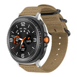 Correia de Relógio em Nylon de Tela com Fivela de Anel xDfind, Para Samsung Galaxy Watch Ultra / Ultra 2025, Para Samsung Galaxy Watch8 / 8 Classic, Para Samsung Galaxy Watch 7 / 6 / 5 / FE, Para Samsung Galaxy Fit3 SM-R390
