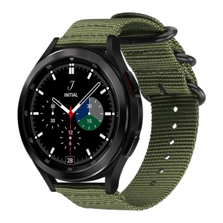 Correia de Relógio em Nylon de Tela com Fivela de Anel xDfind, Para Samsung Galaxy Watch Ultra / Ultra 2025, Para Samsung Galaxy Watch8 / 8 Classic, Para Samsung Galaxy Watch 7 / 6 / 5 / FE, Para Samsung Galaxy Fit3 SM-R390