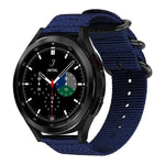 Correia de Relógio em Nylon de Tela com Fivela de Anel xDfind, Para Samsung Galaxy Watch Ultra / Ultra 2025, Para Samsung Galaxy Watch8 / 8 Classic, Para Samsung Galaxy Watch 7 / 6 / 5 / FE, Para Samsung Galaxy Fit3 SM-R390