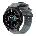 Correia de Relógio em Nylon de Tela com Fivela de Anel xDfind, Para Samsung Galaxy Watch Ultra / Ultra 2025, Para Samsung Galaxy Watch8 / 8 Classic, Para Samsung Galaxy Watch 7 / 6 / 5 / FE, Para Samsung Galaxy Fit3 SM-R390