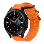 Correia de Relógio em Nylon de Tela com Fivela de Anel xDfind, Para Samsung Galaxy Watch Ultra / Ultra 2025, Para Samsung Galaxy Watch8 / 8 Classic, Para Samsung Galaxy Watch 7 / 6 / 5 / FE, Para Samsung Galaxy Fit3 SM-R390