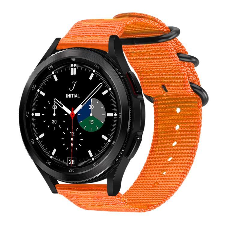 Correia de Relógio em Nylon de Tela com Fivela de Anel xDfind, Para Samsung Galaxy Watch Ultra / Ultra 2025, Para Samsung Galaxy Watch8 / 8 Classic, Para Samsung Galaxy Watch 7 / 6 / 5 / FE, Para Samsung Galaxy Fit3 SM-R390